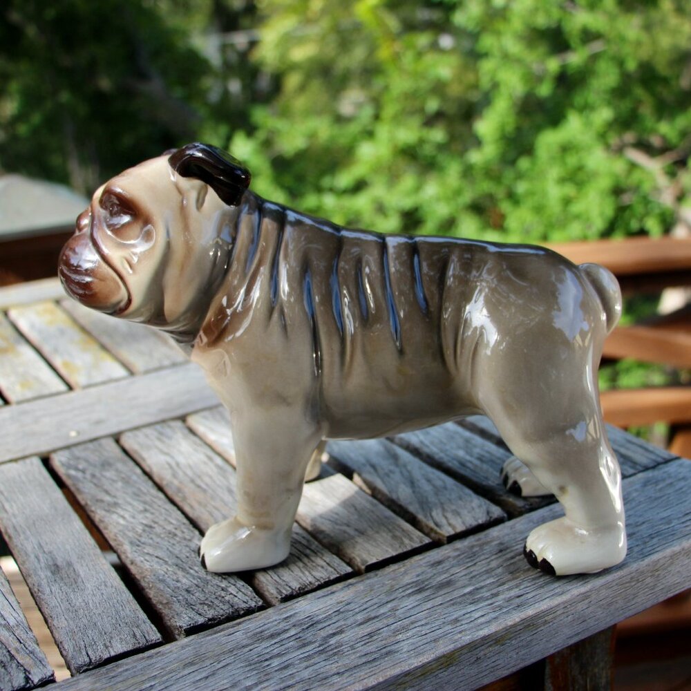 Vintage Ceramic French Bulldog